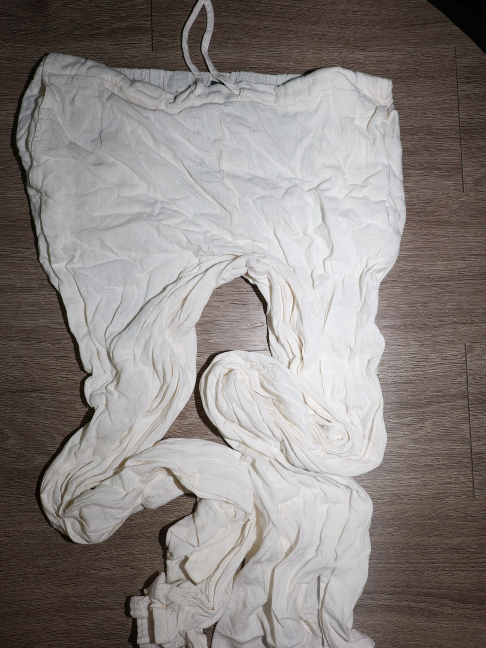 Cream Lightweight Gauze Jumpsuit or Romper